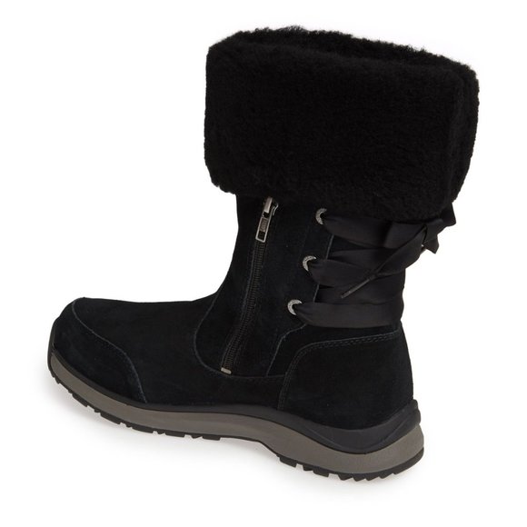 $350 UGG Ingalls Waterproof Snow suede black Boot 9.5  SE4 - Picture 2 of 9